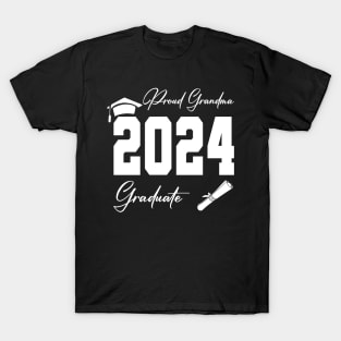 proud grandma graduate class of 2024 funny senior T-Shirt